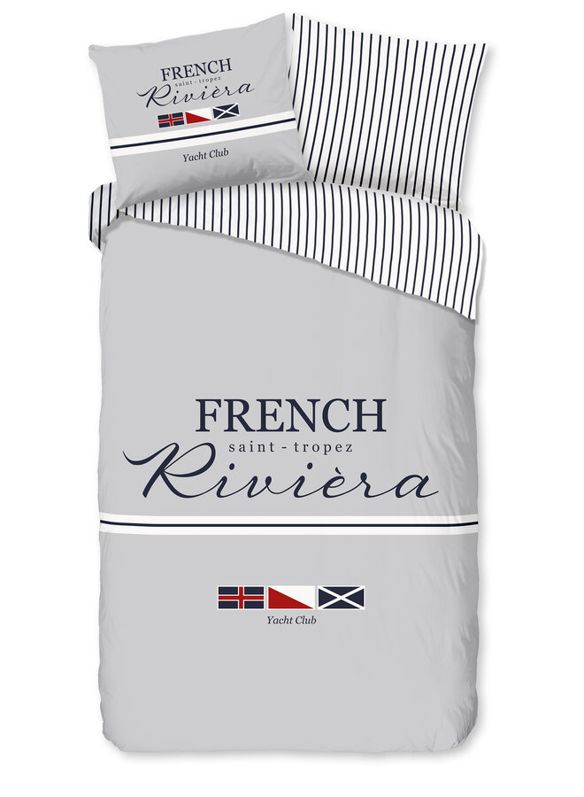 Pure Dekbedovertrek French Grijs - Microvezel