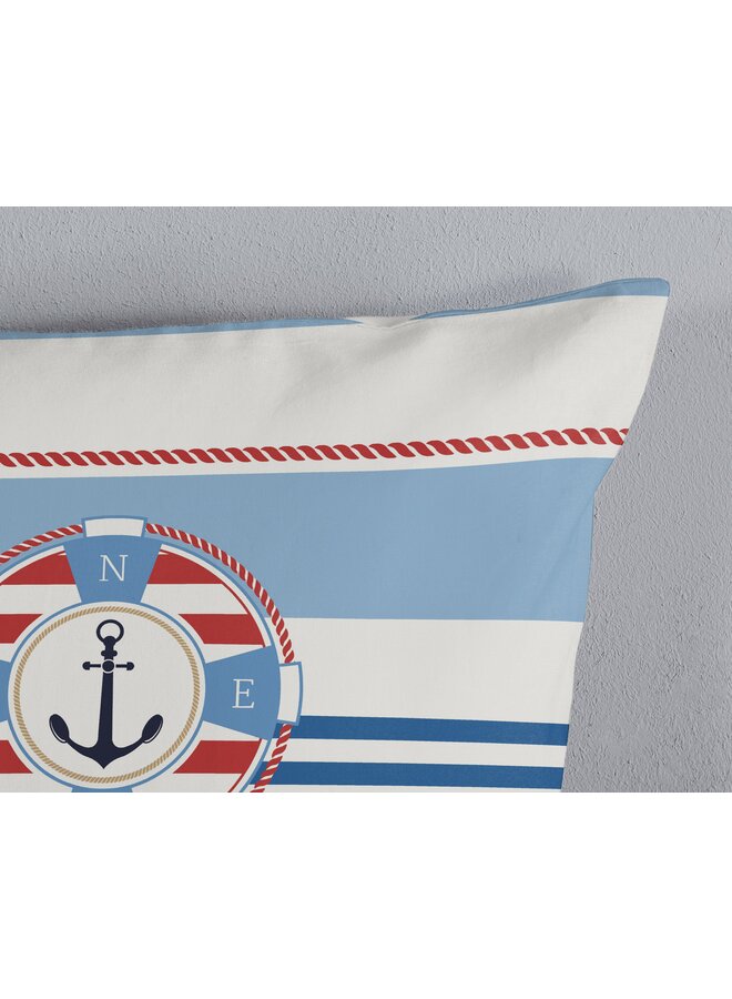 Pure Dekbedovertrek Selin Blauw - Microvezel