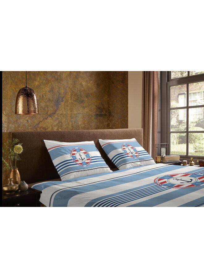 Pure Dekbedovertrek Selin Blauw - Microvezel