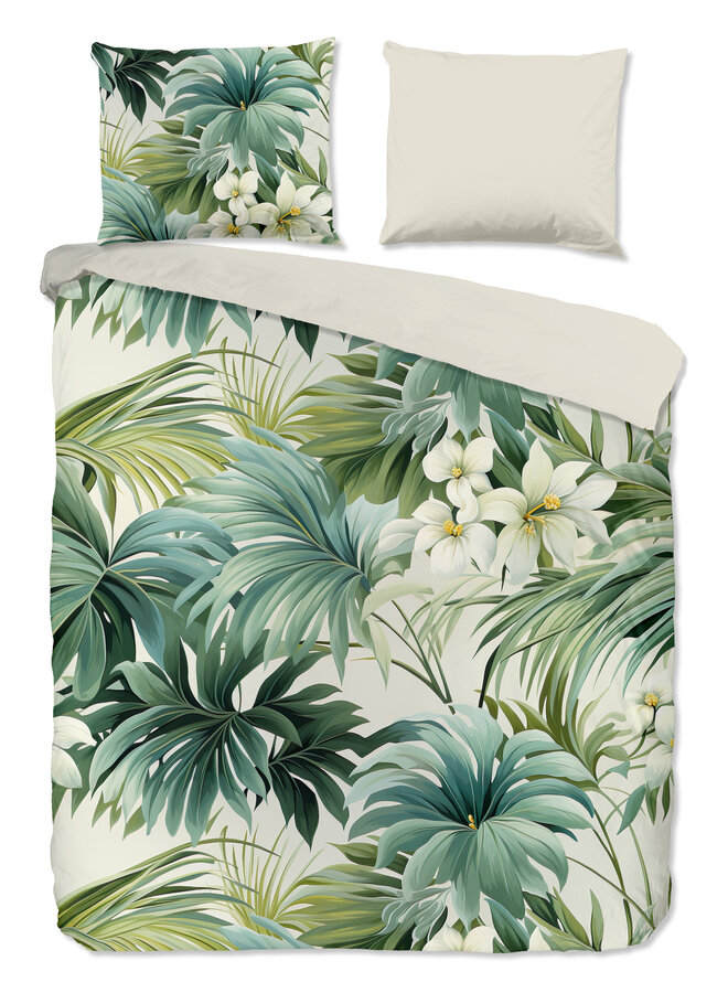 Dekbedovertrek Virna Groen - Microvezel