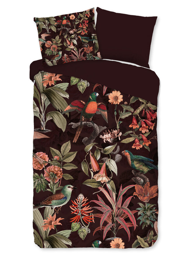 Pure Dekbedovertrek Elmira Bordeaux - Microvezel