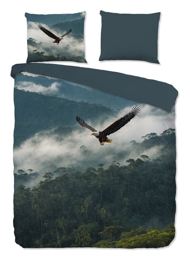 Dekbedovertrek Eagle Petrol - Microvezel