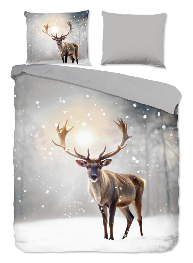 Pure Dekbedovertrek Jeppe Grijs - Microvezel