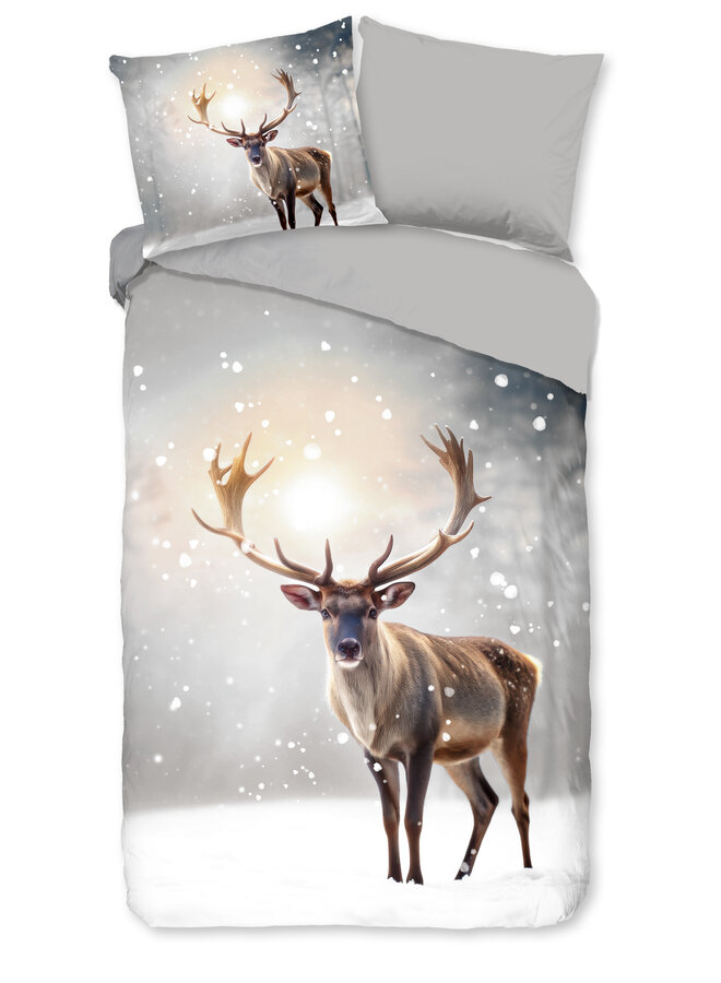 Pure Dekbedovertrek Jeppe Grijs - Microvezel