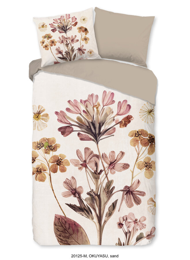 Pure Dekbedovertrek Okuyasu Zand - Microvezel