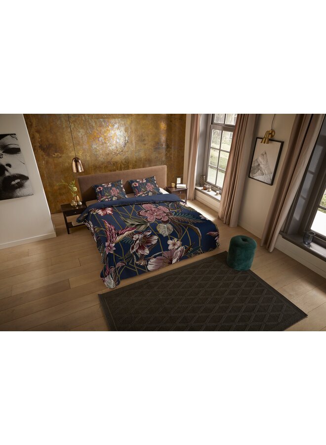 Pure Dekbedovertrek Jos Blauw - Microvezel