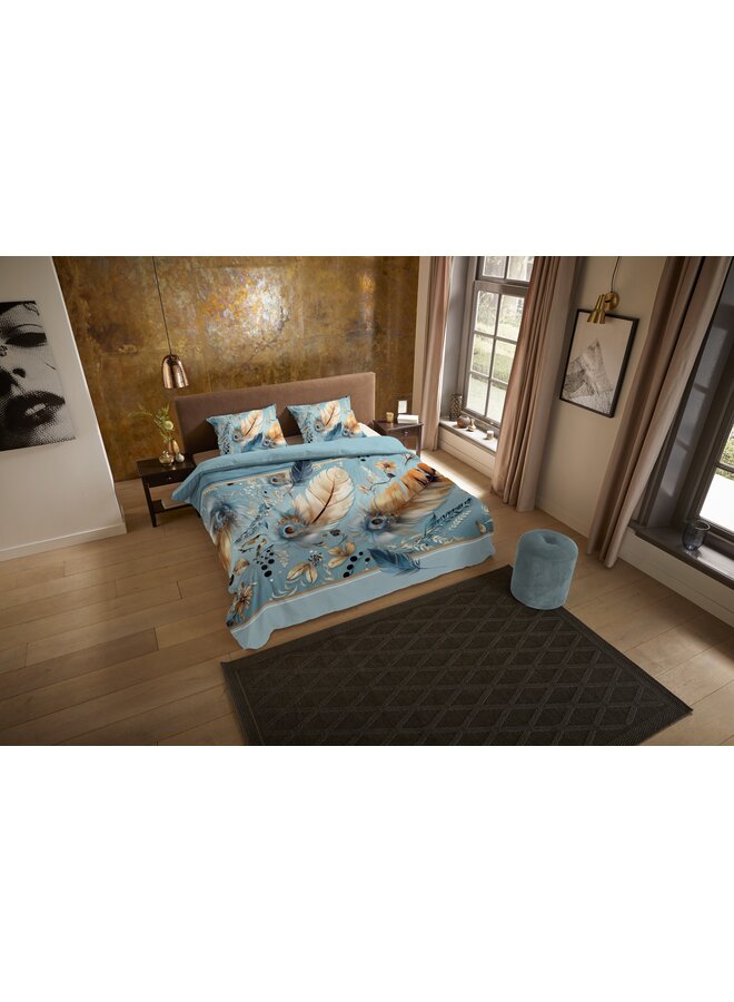 Pure Dekbedovertrek Wizz Aqua - Microvezel