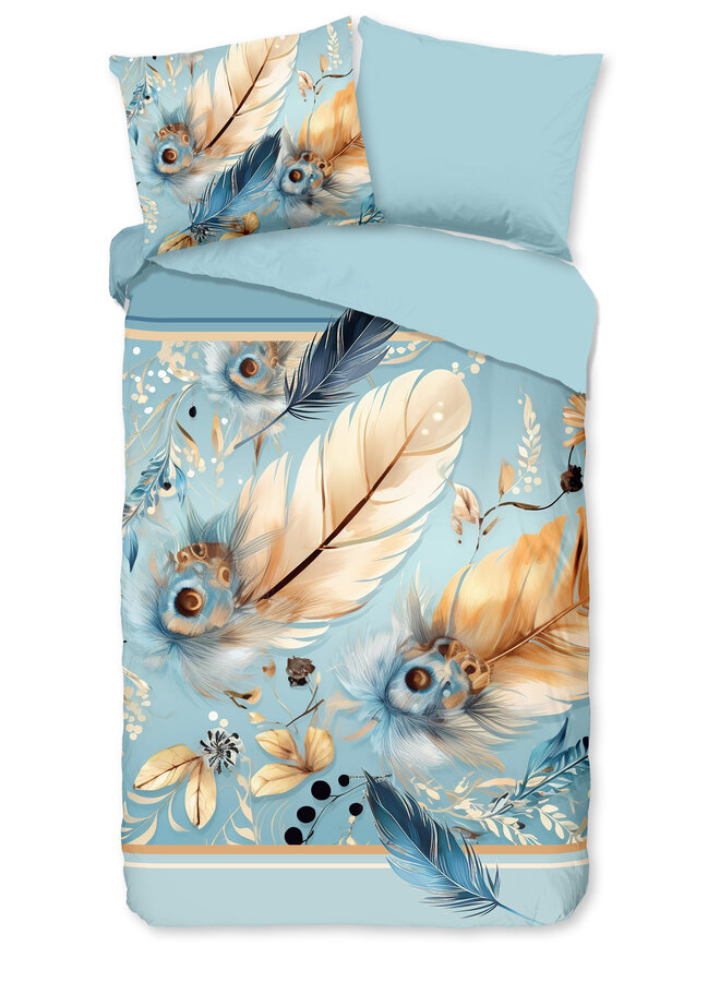 Pure Dekbedovertrek Wizz Aqua - Microvezel