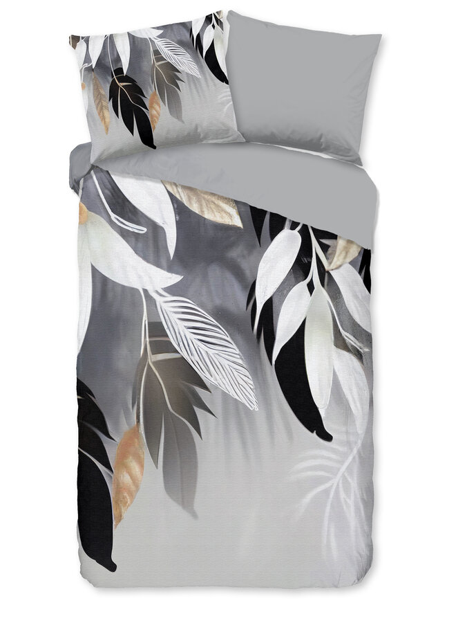 Pure Dekbedovertrek Ross Grijs - Microvezel