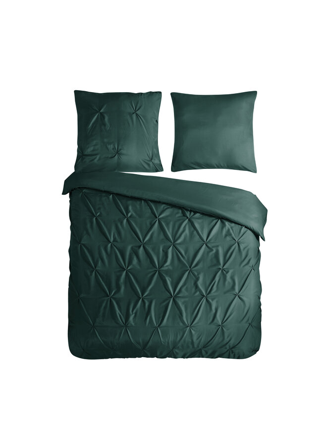 Pure Dekbedovertrek Elegance Donkergroen - Microvezel