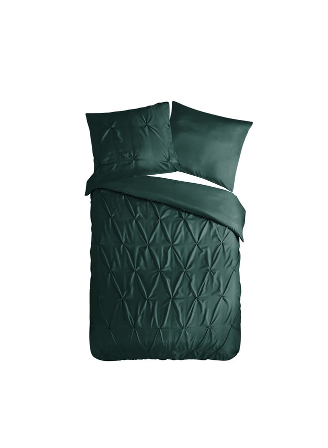 Pure Dekbedovertrek Elegance Donkergroen - Microvezel