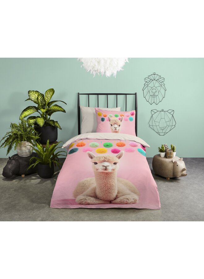 Pure Dekbedovertrek Kids Relaxing Roze - Microvezel