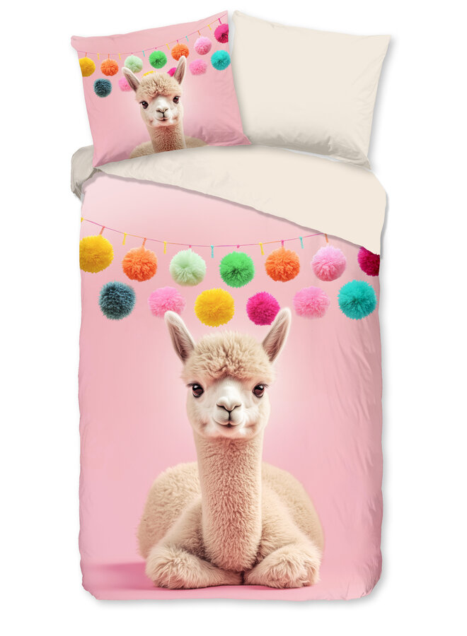 Dekbedovertrek Kids Relaxing Roze - Microvezel PL3