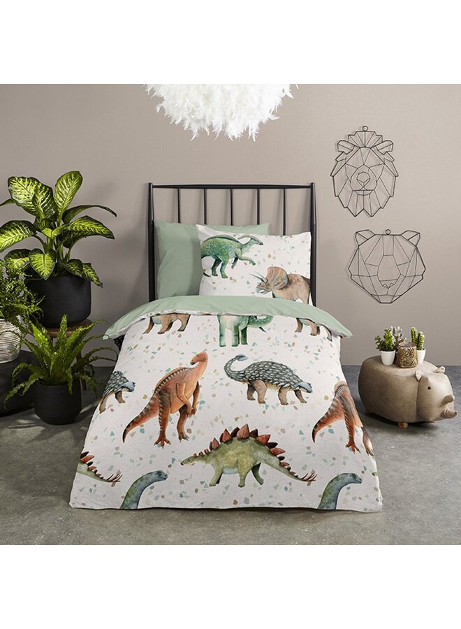 Pure Dekbedovertrek Kids Jura Groen - Microvezel