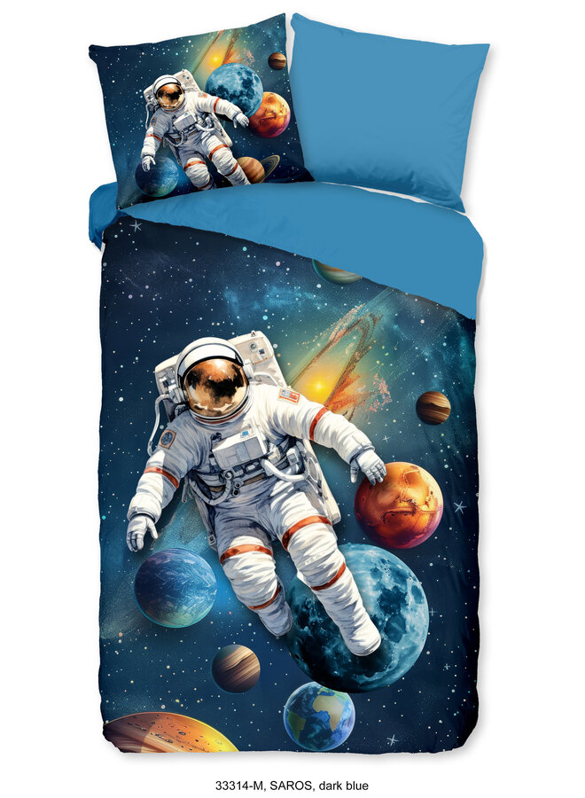 Dekbedovertrek Kids Saros Donkerblauw - Microvezel PL3