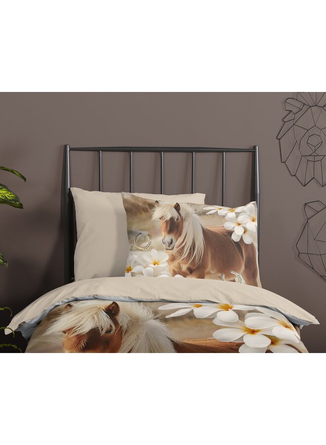 Pure Dekbedovertrek Kids Fabi Zand - Microvezel