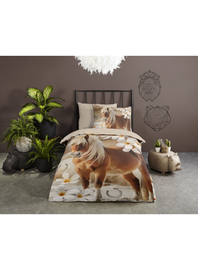 Pure Dekbedovertrek Kids Fabi Zand - Microvezel