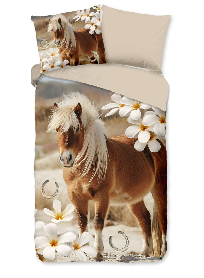 Pure Dekbedovertrek Kids Fabi Zand - Microvezel