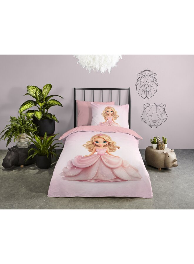 Pure Dekbedovertrek Kids Bella Roze - Microvezel