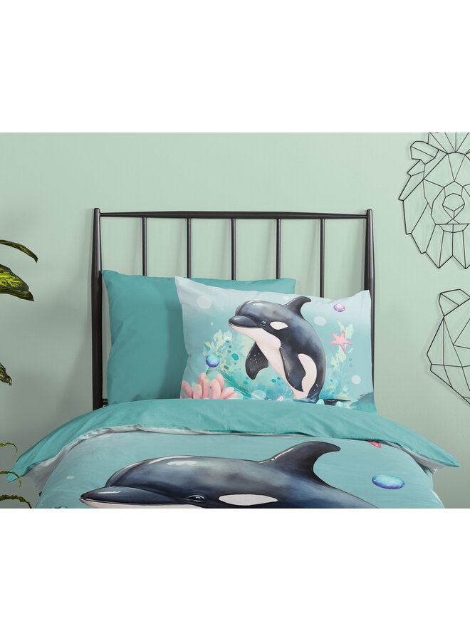 Pure Dekbedovertrek Kids Splash Mint - Microvezel