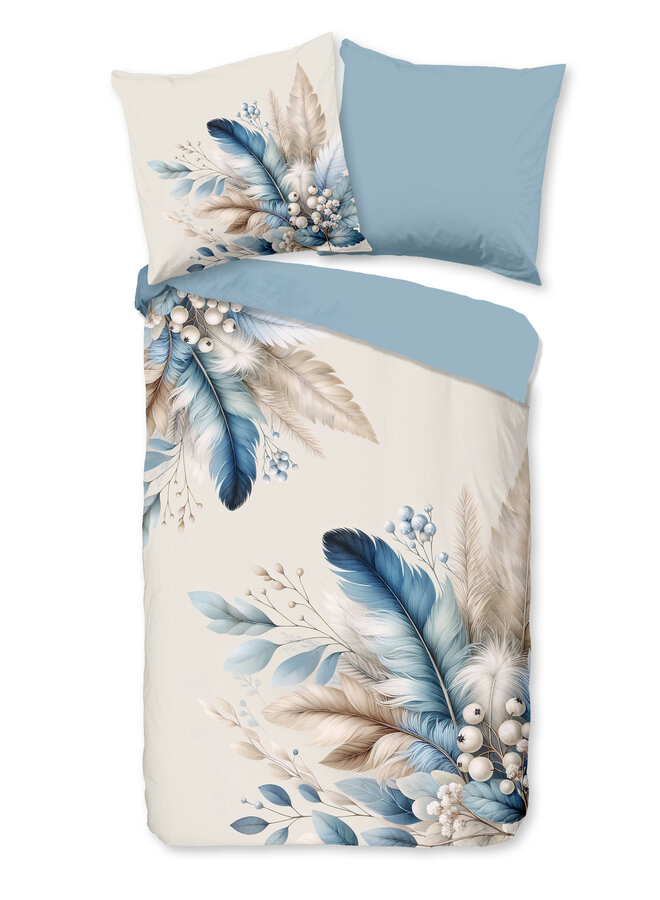 Pure Dekbedovertrek Alva Blauw - Microvezel