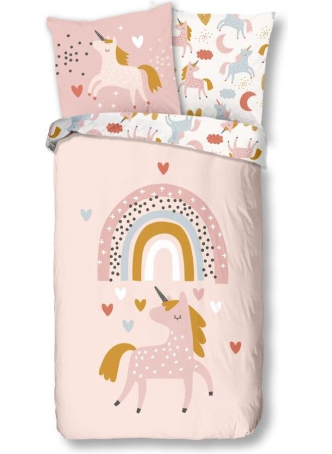 Dekbedovertrek Kids Unicorn Multi  - Katoen PL3