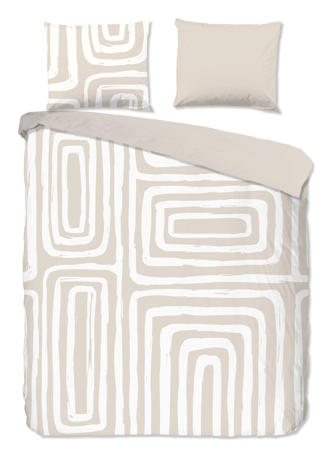 Dekbedovertrek Madeleine Zand - Katoen