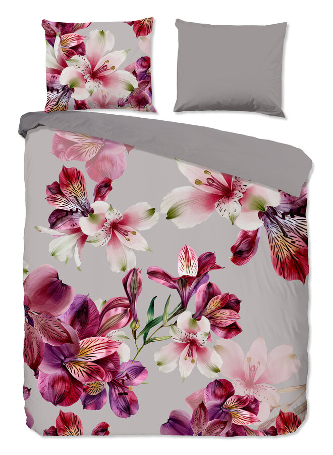 Dekbedovertrek Inca Grijs - Katoen