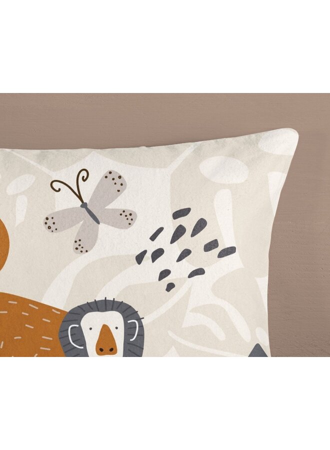 Good Morning Dekbedovertrek Kids Jungle Multi - Flanel