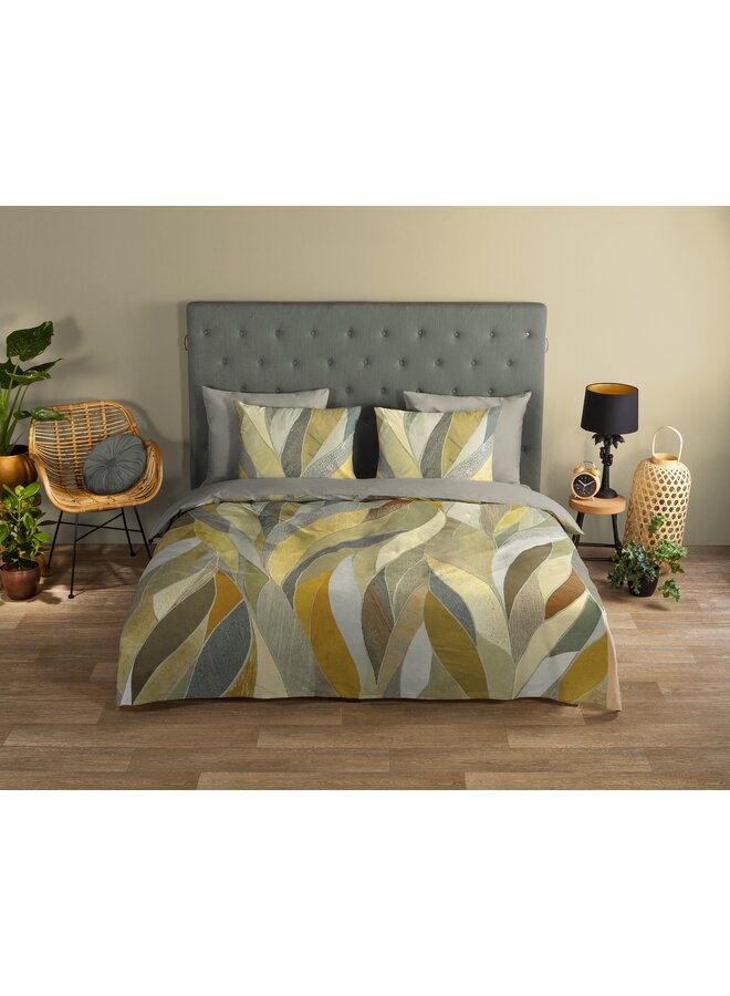 Good Morning Dekbedovertrek Yellowstone Grijs - Katoen