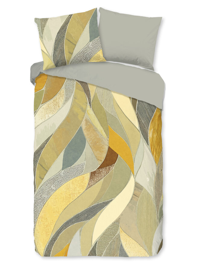 Good Morning Dekbedovertrek Yellowstone Grijs - Katoen