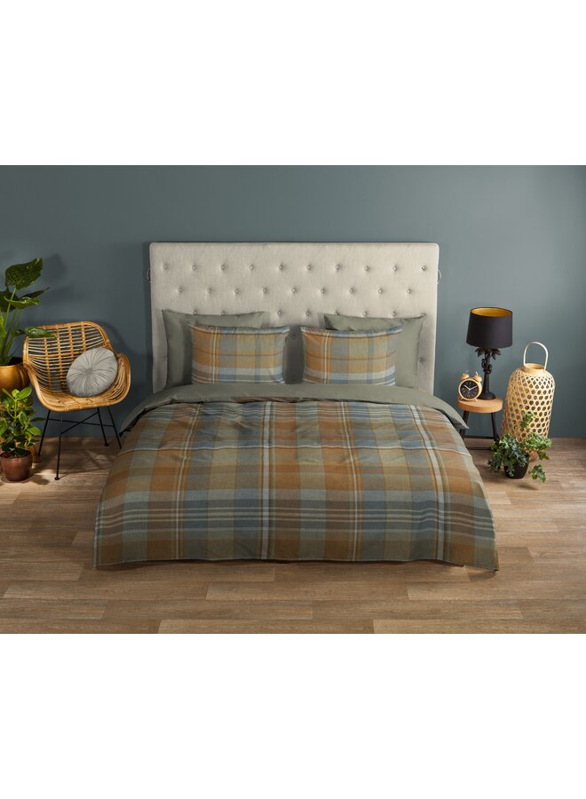 Good Morning Dekbedovertrek Humfried Bruin - Katoen