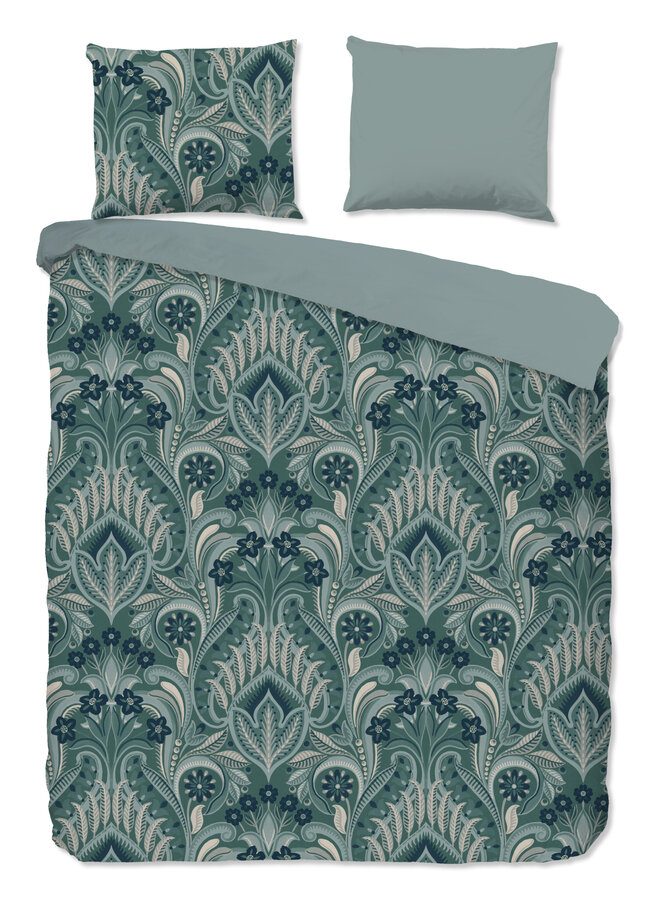 Dekbedovertrek Nola Groen - Katoen