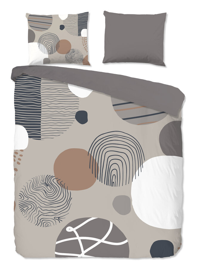 Dekbedovertrek Hendrik Grijs - Katoen PL3