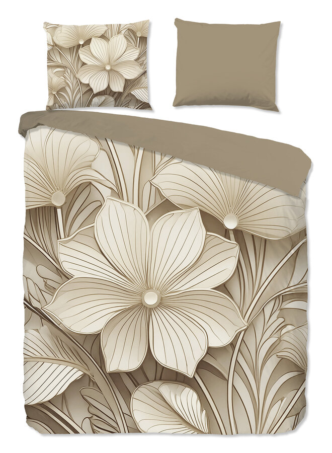 Dekbedovertrek Artdeco Zand - Katoen PL1