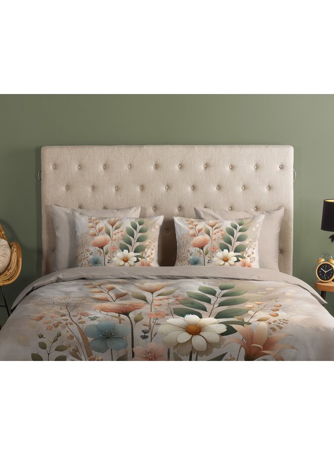 Good Morning Dekbedovertrek Ingrid Zand - Katoen