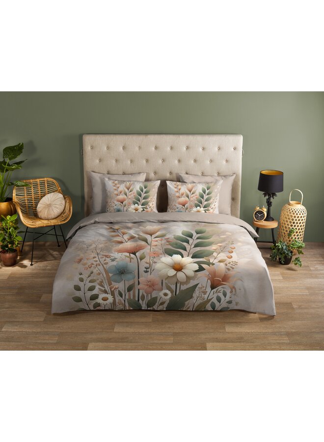 Good Morning Dekbedovertrek Ingrid Zand - Katoen