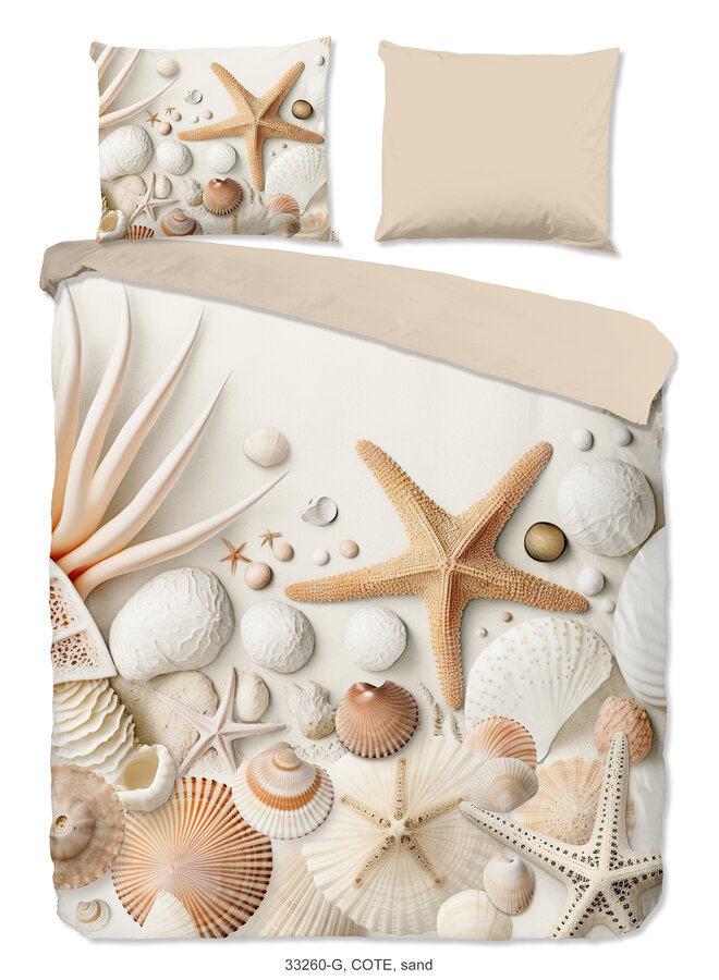 Dekbedovertrek Cote Zand - Katoen