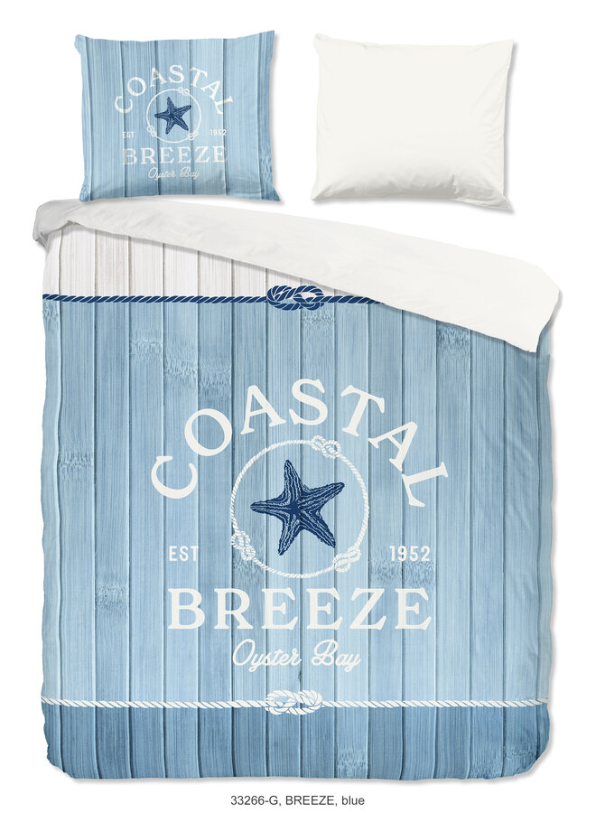 Dekbedovertrek Breeze Blauw - Katoen PL2