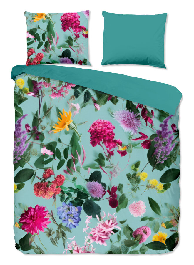 Dekbedovertrek Imma Aqua - Katoen