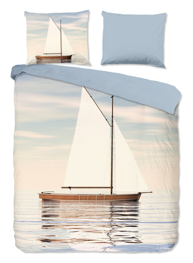 Dekbedovertrek Meri Blauw - Katoen PL1