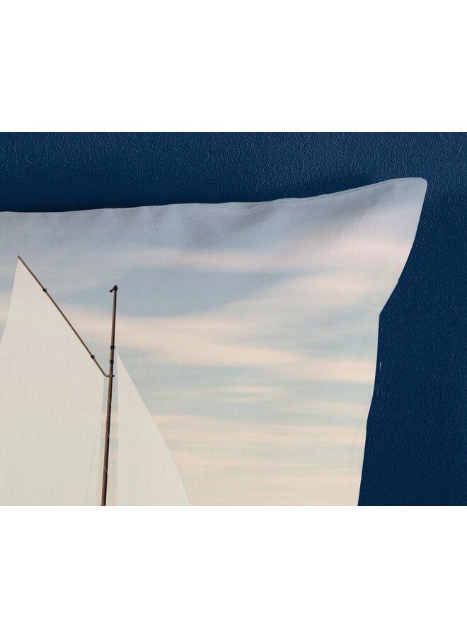 Good Morning Dekbedovertrek Meri Blauw - Katoen