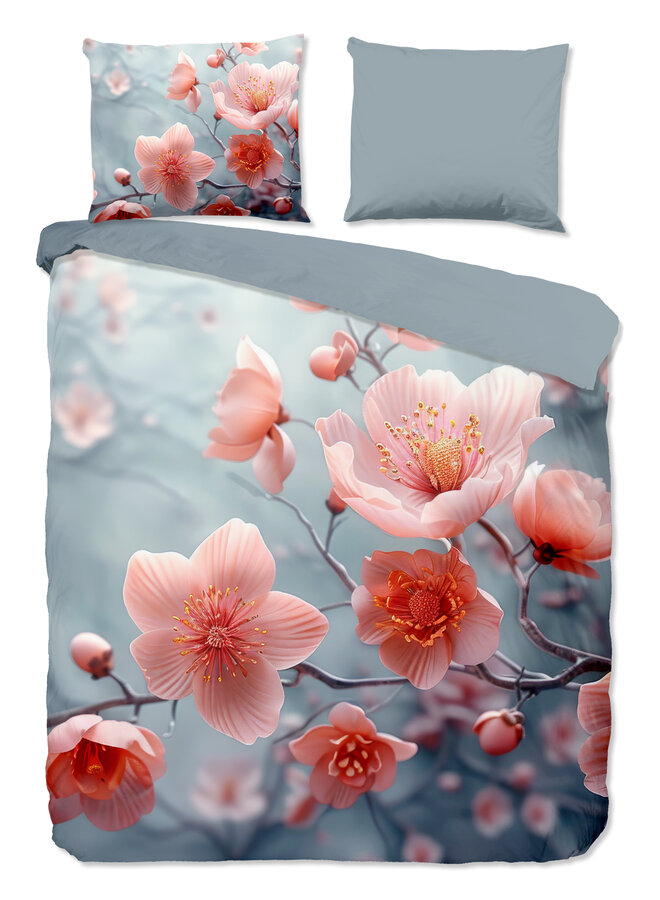 Good Morning Dekbedovertrek Sartre Grijs - Katoen