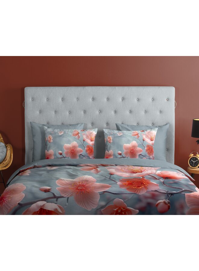 Good Morning Dekbedovertrek Sartre Grijs - Katoen