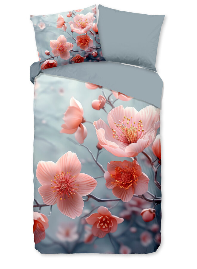 Good Morning Dekbedovertrek Sartre Grijs - Katoen