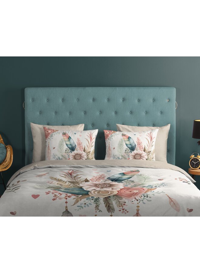 Good Morning Dekbedovertrek Videl Ecru - Katoen