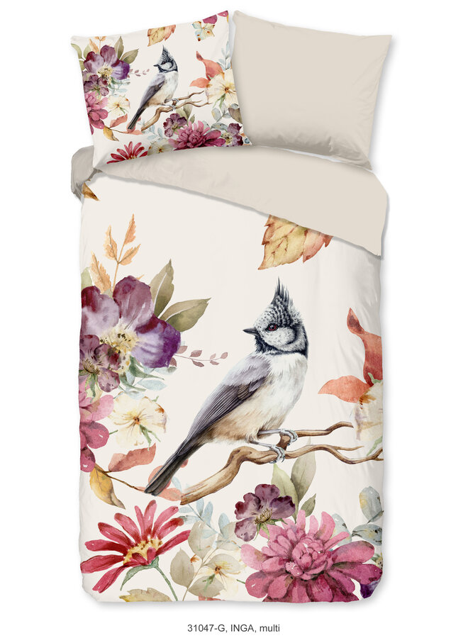 Good Morning Dekbedovertrek Inga Multi - Katoen