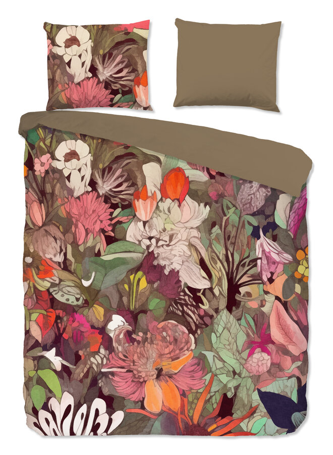 Good Morning Dekbedovertrek Marcus Multi - Katoen