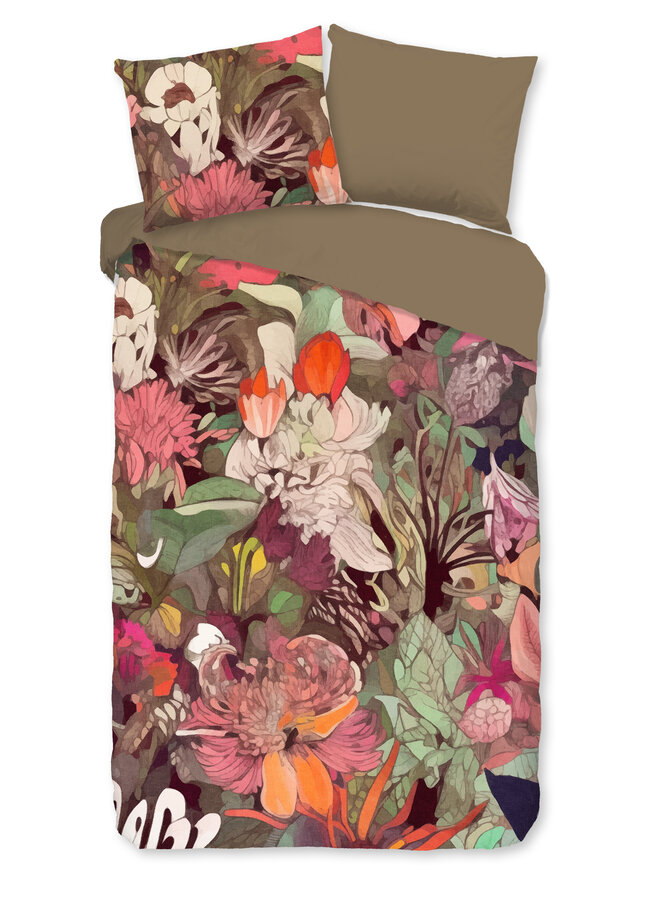 Good Morning Dekbedovertrek Marcus Multi - Katoen