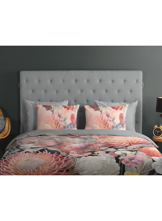 Good Morning Dekbedovertrek Delphine Oranje - Katoen